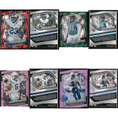2025 Panini 25 Card Lot, Red, White, and Blue-Red/Green Flash-Silver-White Disco