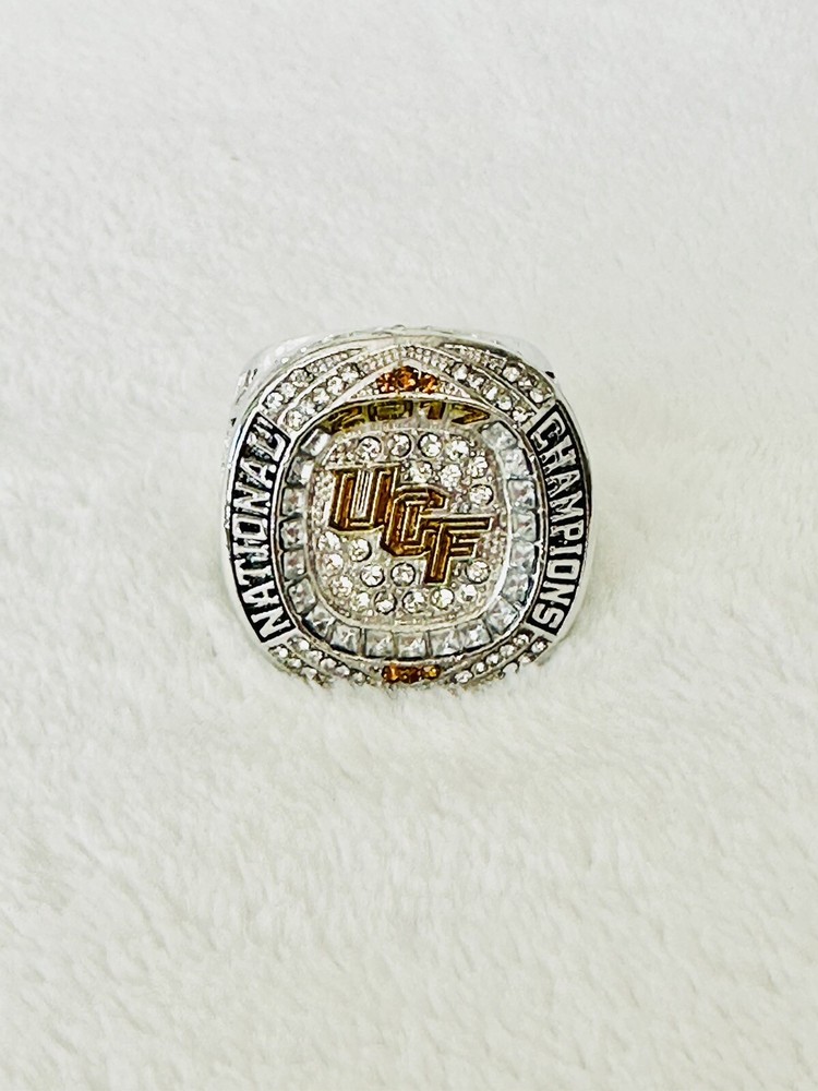 UCF Knights Replica 2017 Champions Ring Silver Peach Bowl, US SHIP