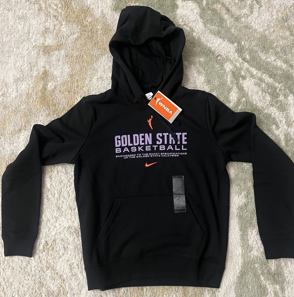 Nike Golden State Valkyries WNBA Pullover Hoodie Black Orange Violet NWT