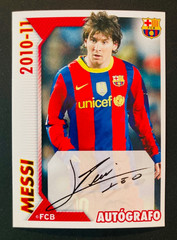 2010-11 Panini Barca FC Barcelona # 119 Autografo Lionel Messi sticker