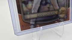 2025 Bowman Draft Chrome Kade Anderson Orange College Variation SSP /25 BDC-3