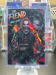 Custom Jumbo 4×6 Rainbow Foil Fan Art Wrestling Card By Case Hit Customs