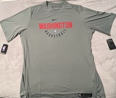 Washington Wizards Nike Shirt Practice Dri-Fit 3XLT Tall Gray Grey NBA NWT Mens