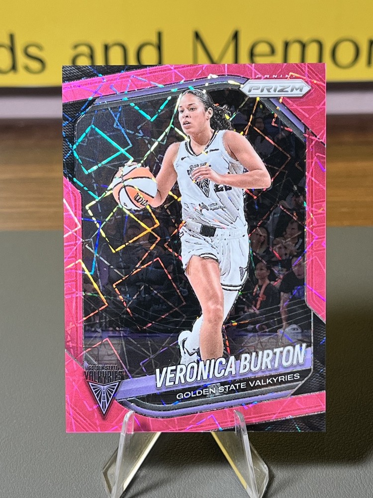 2025 Panini Prizm WNBA – Veronica Burton #70 Pink Velocity Prizm /79