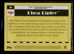 2021 Topps WWE Heritage Wrestling Base Set #34 Rhea Ripley Quantity