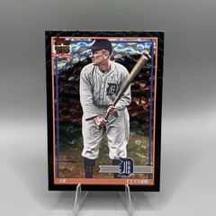 Ty Cobb 2026 Topps Series 2 1991 75th #91B2-10 Black Crackle Foil /10 Tigers HOF