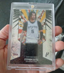 Topps 2025-26 Woven Wonders Relics Stephon Castle Jersey Relic #WW-SC Spurs