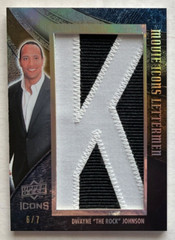 WOW! ALL 6/7 DWAYNE “THE ROCK” JOHNSON UD MOVIE ICONS LETTERMEN “JOE KINGMAN”
