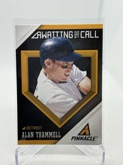 2013 Panini Pinnacle – Awaiting the Call Alan Trammell #AC3 Tigers Baseball