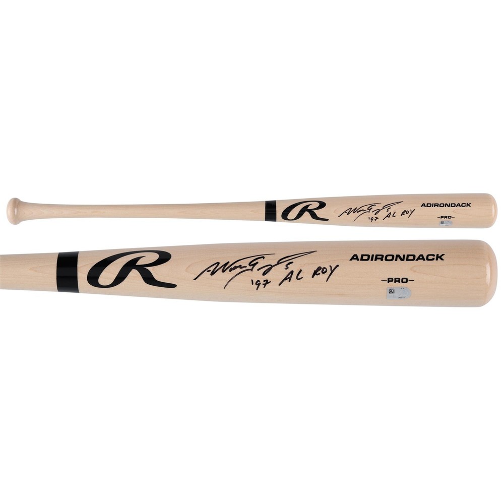Nomar Garciaparra Boston Red Sox Signed Blonde Rawlings Pro Bat w/97 AL ROY Insc