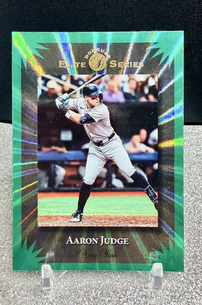 2025 Panini Donruss – Elite Series Aaron Judge #7 Green Lazer
