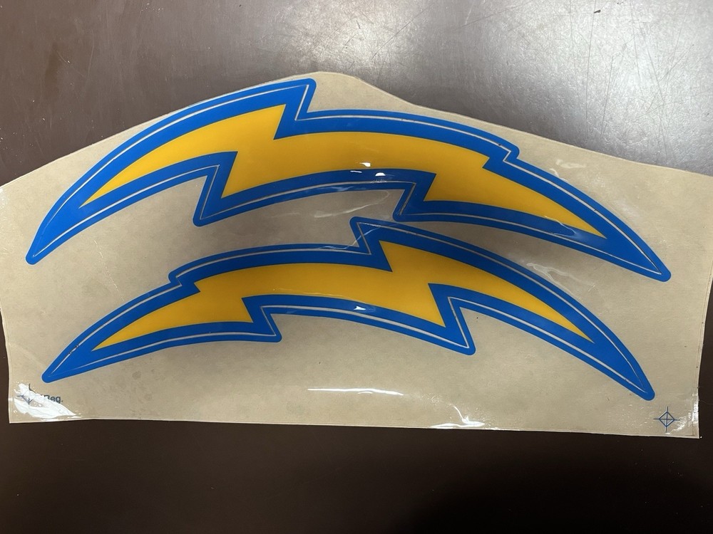 Chargers Full Size Helmet Decals