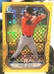 2025 Bowman Draft Chrome Xavier Neyens 1st Yellow Geometric /75 #BDC-2 Astros