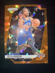 2024-25 Panini Prizm – Jalen Brunson #217 Orange Ice Prizm
