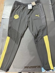 Puma Borussia Dortmund Training Pants Large Slim Fit Black And Yellow NWT