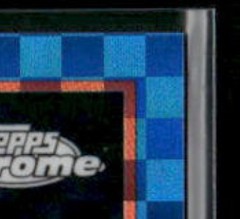 2025-26 Topps Chrome Yang Hansen #266 Blue X-Fractor RC Trail Blazers