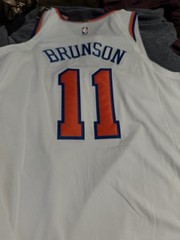Jalen Brunson Knicks Authentic Jersey Sz 52 XL