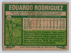 1977 Topps #361 Eduardo Rodriguez