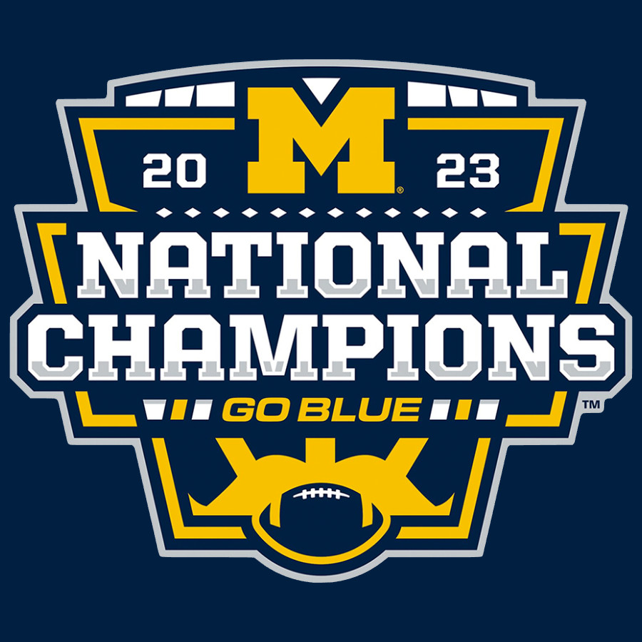 NCAA Michigan 2023 College Football Champions Decal