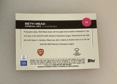 2024-25 Topps Chrome UWCL – Pink Parallel – Beth Mead – Arsenal WFC #29 – /250
