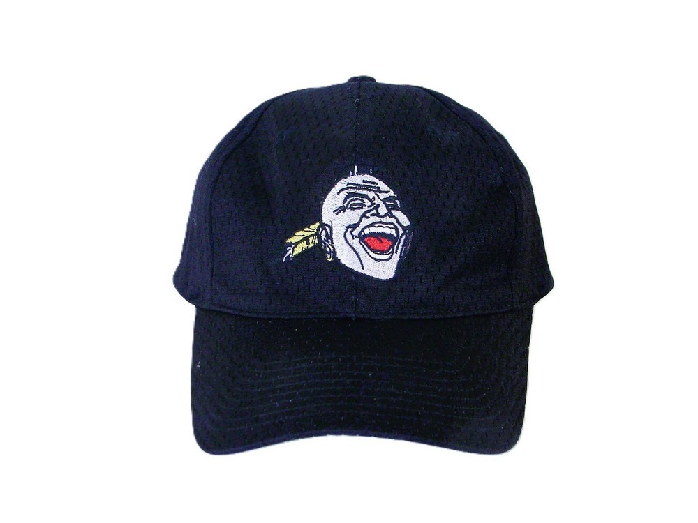 Atlanta Braves Port Authority Knockahoma Black Adjustable Strapback Hat