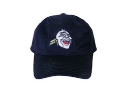Atlanta Braves Port Authority Knockahoma Black Adjustable Strapback Hat
