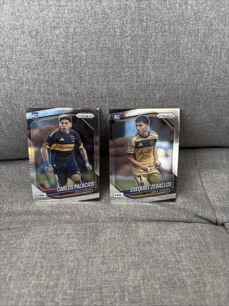 Panini Prizm 2025-26 FIFA Soccer Exequiel Zeballos Boca Juniors #174 RC