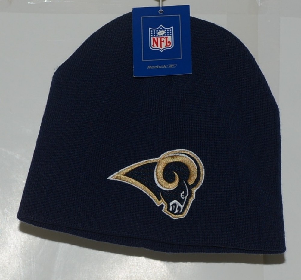 Reebok NFL Licensed Los Angeles Rams Royal Blue Winter Cap