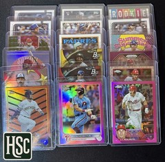 Baseball MLB – 80 Card Lot – Rookies, Parallels, Memorabilia, Autos, Numbered