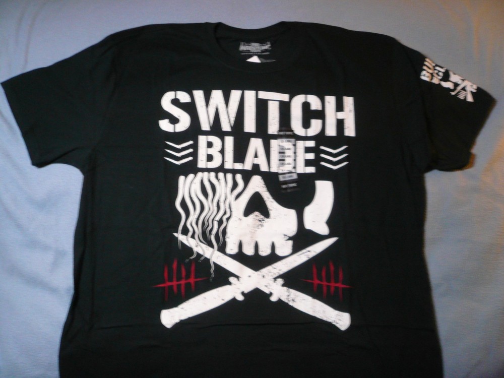 AEW Jay White « Switchblade » 2XL BRAND NEW Shirt NWOT Switch Blade NJPW Wrestling
