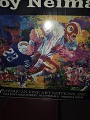 LEROY NEIMAN- RIGGIN&rsquo;S SUPER BOWL – AFA – ARIZONA 1996, 38X26