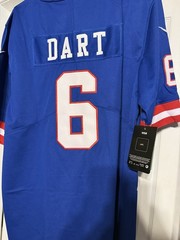 GAME-TIME #6 DART GIANTS XXXL JERSEY SIZE