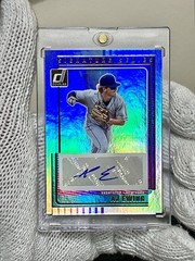 AJ Ewing 2025 Panini Donruss Auto Holo Silver Signature Series NY Mets New York