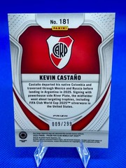2025 Prizm FIFA Club World Cup Kevin Castano #181 Pink Seismic Prizm RC /299