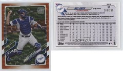 2021 Topps Orange 206/299 Will Smith #57 10nl