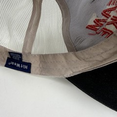 Team Penske Racing Hat Black White Mesh Hook & Loop Strap Cap NASCAR IndyCar