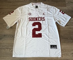 NEW CeeDee Lamb Oklahoma Sooners #2 Football Jersey! SHIPS SAME DAY!