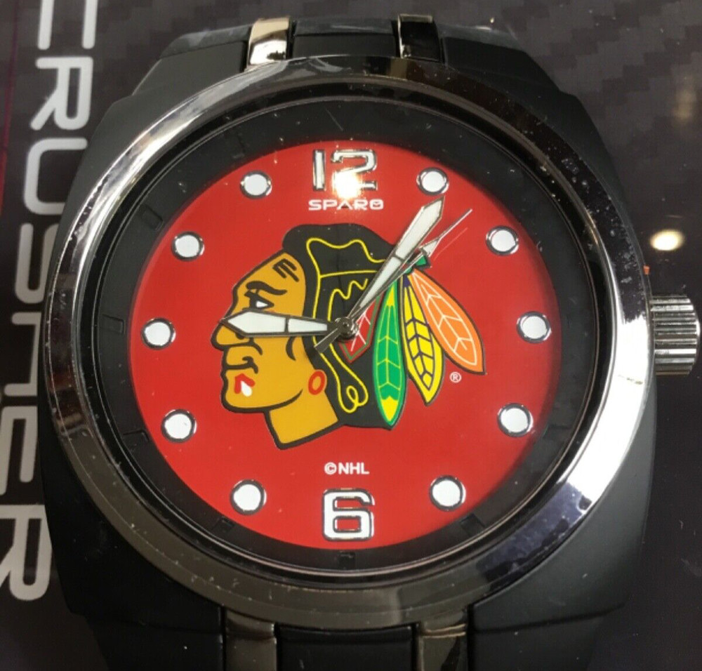 Chicago Blackhawks Rico Sparo Crusher Men’s Watch WTCRU7701