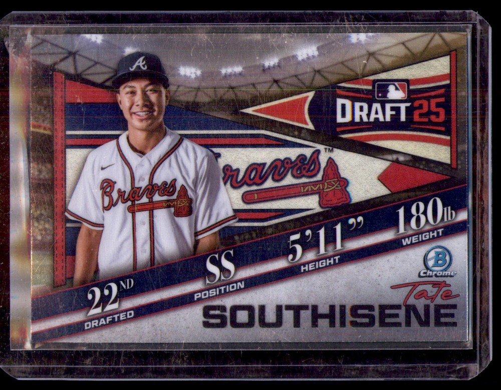 2025 Bowman Draft Tate Southisene Bowman Draft Night #BDN-7 Atlanta Braves