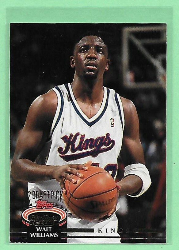 1992-93 Topps Stadium Club Walt Williams RC #293 Kings👍