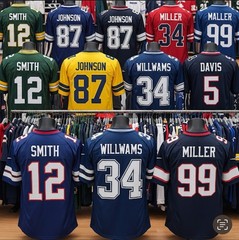 Custom Football Jersey. Any Team, Any Name, Any number , All Stitched