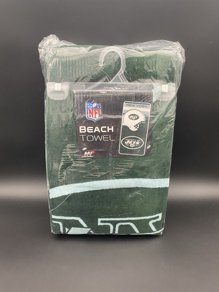 NFL New York Jets Pack of 6 Dark Green 60&Prime;x30&Prime; Beach Towels – New w/ Tags