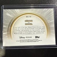 Pixar Gold Double Acts Hector And Miguel Refractor #DA-10