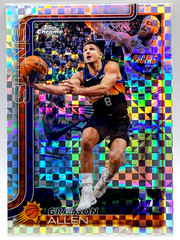 GRAYSON ALLEN SHORT PRINT X-FRACTOR SUNS / 2025-26 TOPPS CHROME UPDATE #95