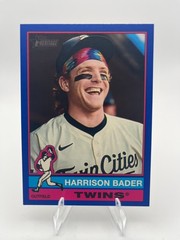 2025 Topps Heritage High Number – Harrison Bader #707 Dark Blue Bordered