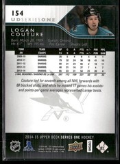 2014-15 Upper Deck – Logan Couture #154 UD Exclusives /100
