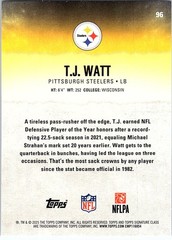 2025 Topps Signature Class #96 T.J. Watt