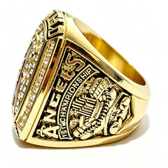 MLB 2002 Anaheim Angels World Series Championship Ring-Glaus-SZ11