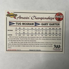 2001 Sunoco/Coca-Cola Dream Team – Gary Carter, Tug McGraw #10