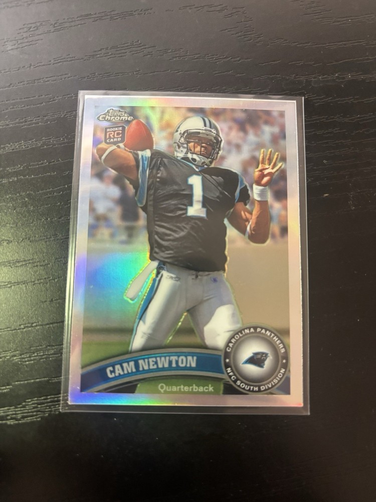 2011 Topps Chrome Cam Newton RC Refractor #1 Panthers Rookie RC